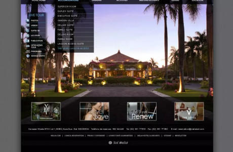 Meliá Bali - Creación de portales web en Mallorca