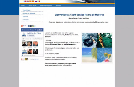 yacht service palma - Creación de portales web en Mallorca